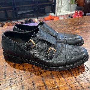 Brioni Doublemonk Shoes sz 9.5US